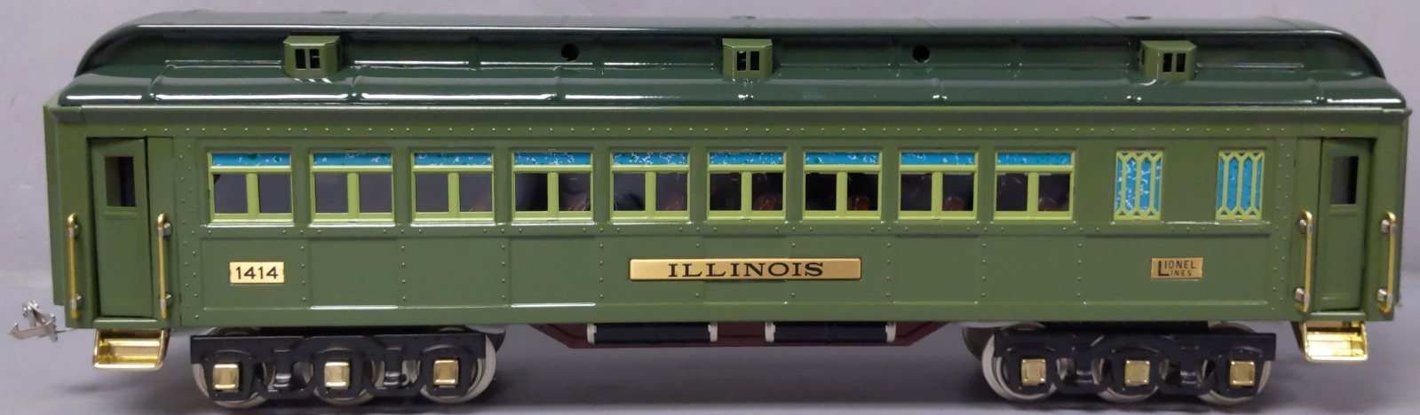 Lionel 6-13407 Standard Gauge Illinois Passenger Car #1414 EX/Box