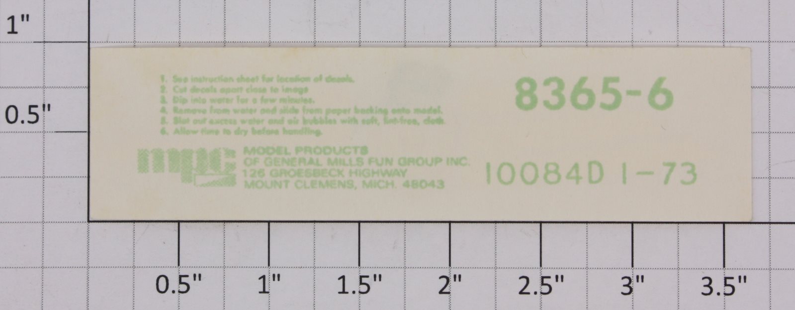 Lionel 2373-010 Canadian Pacific Nose Decal