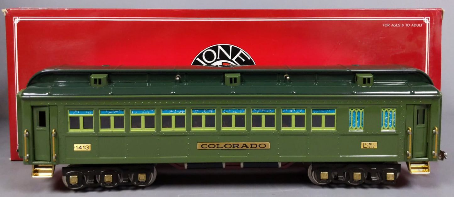 Lionel 6-13405 Standard Gauge Colorado State Set Pullman Car #1413 NIB