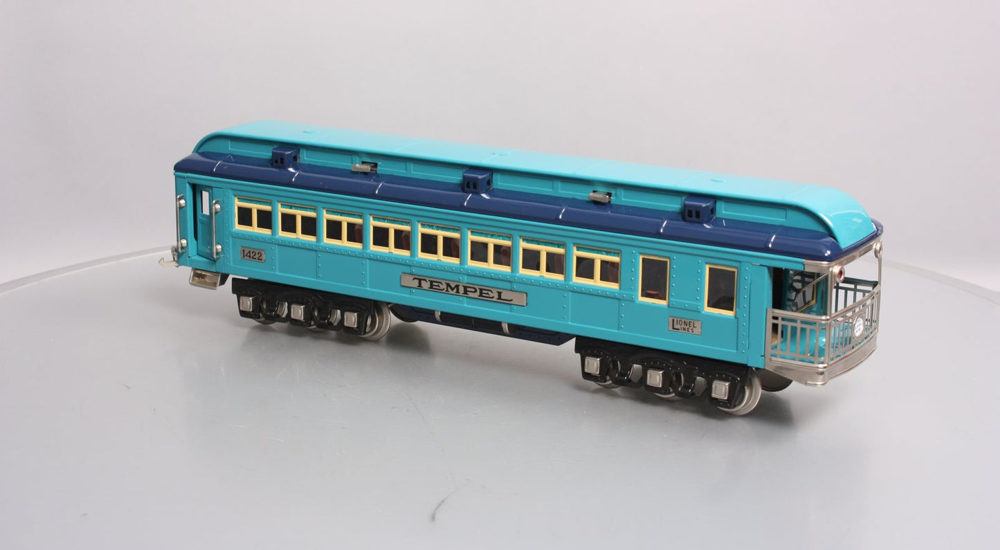 Lionel 6-13411 Standard Gauge Blue Comet "Tempel" Observation Car #1422 LN/Box