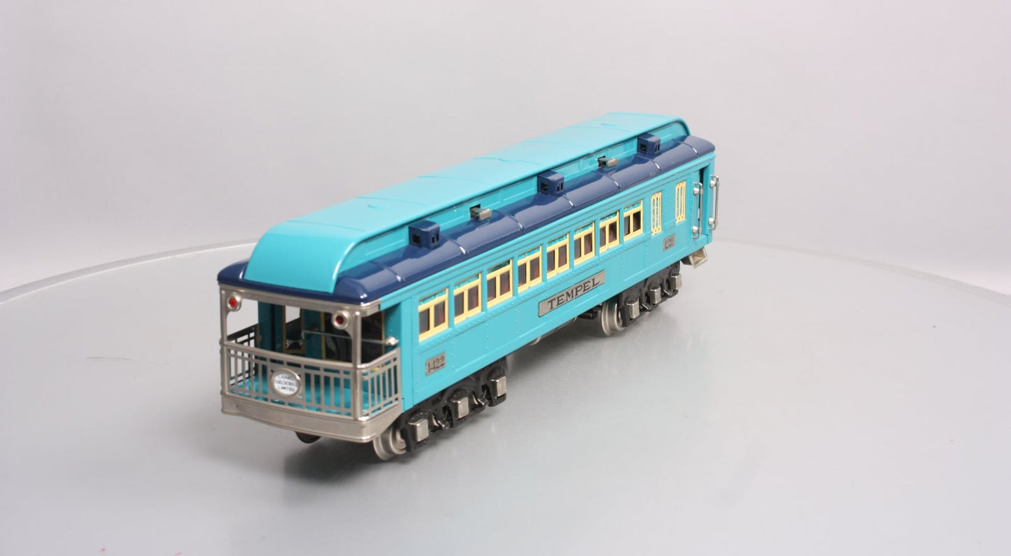 Lionel 6-13411 Standard Gauge Blue Comet "Tempel" Observation Car #1422 LN/Box