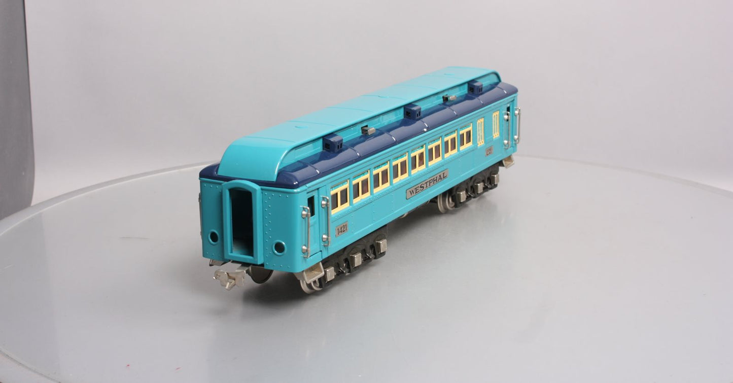 Lionel 6-13410 Standard Gauge Blue Comet Westphal Passenger Car NIB