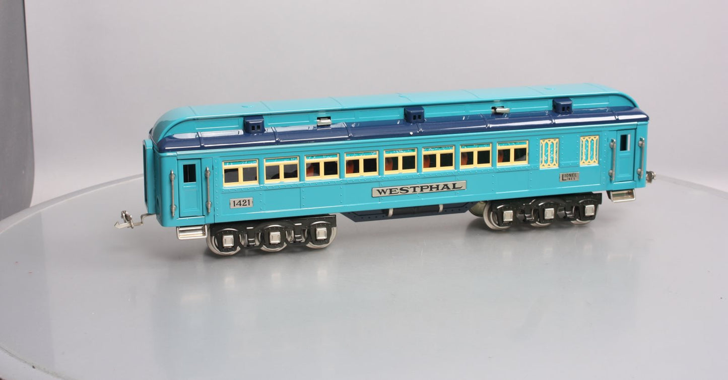 Lionel 6-13410 Standard Gauge Blue Comet Westphal Passenger Car NIB