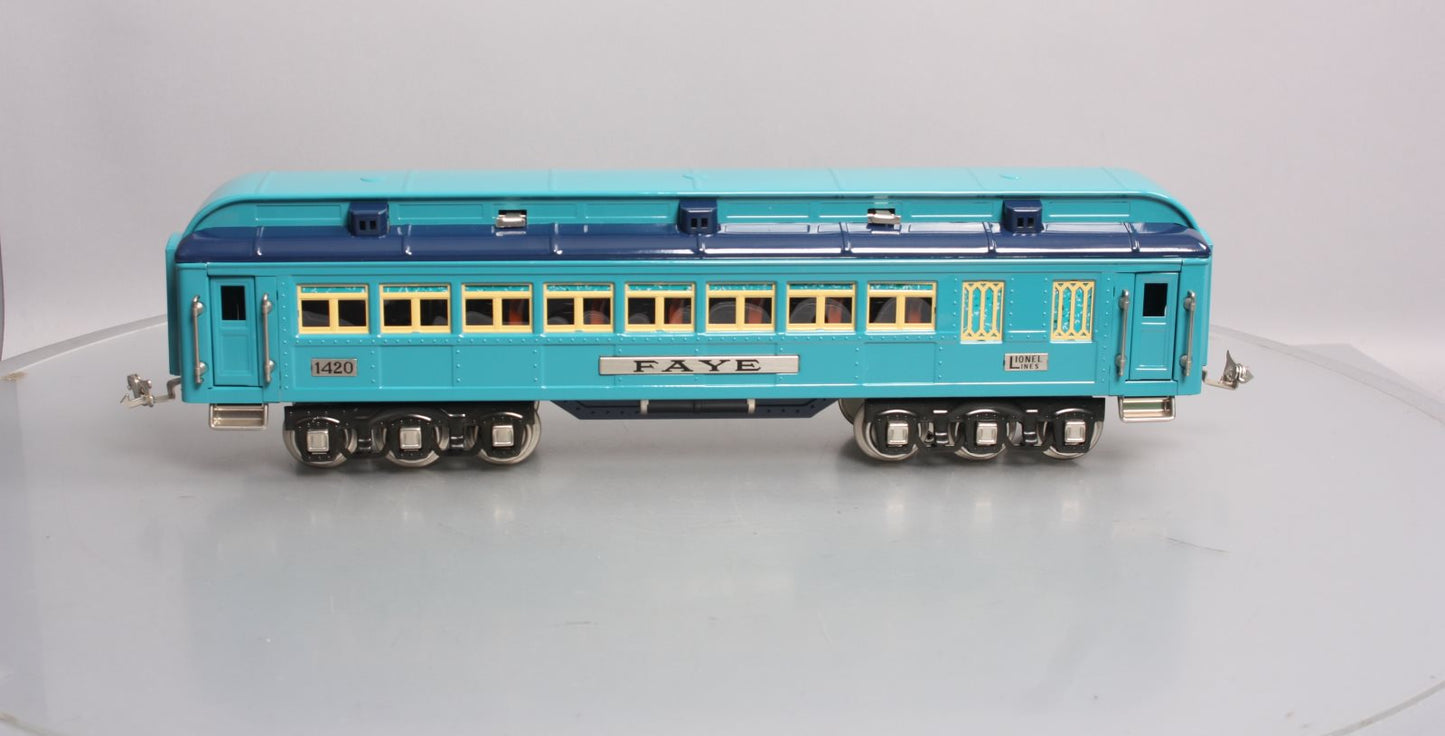 Lionel 6-13409 Standard Gauge Faye Blue Comet Passenger Car LN/Box