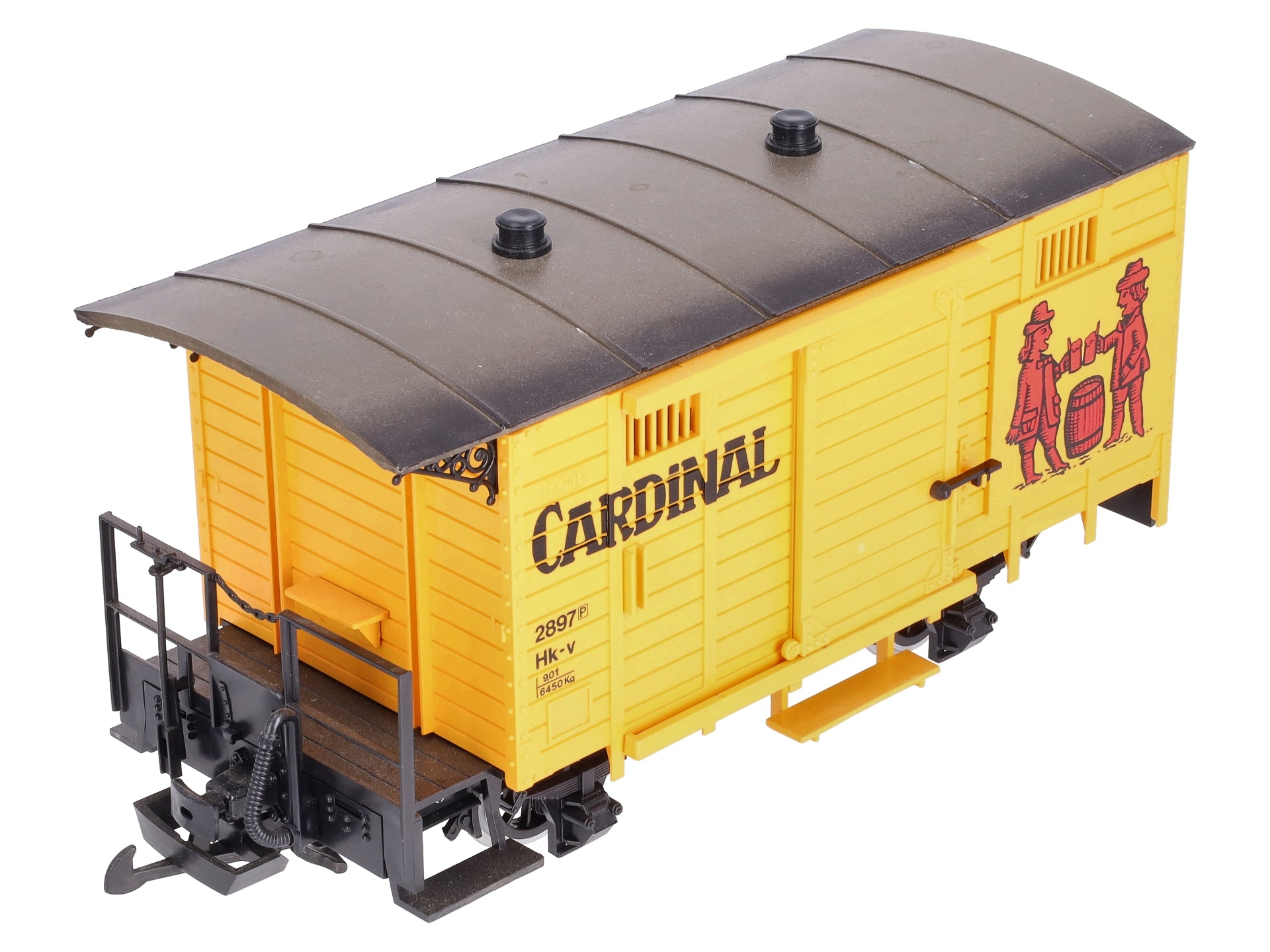 LGB 4034 G Scale Cardinal Short Boxcar #2897 (Metal Wheels) LN/Box