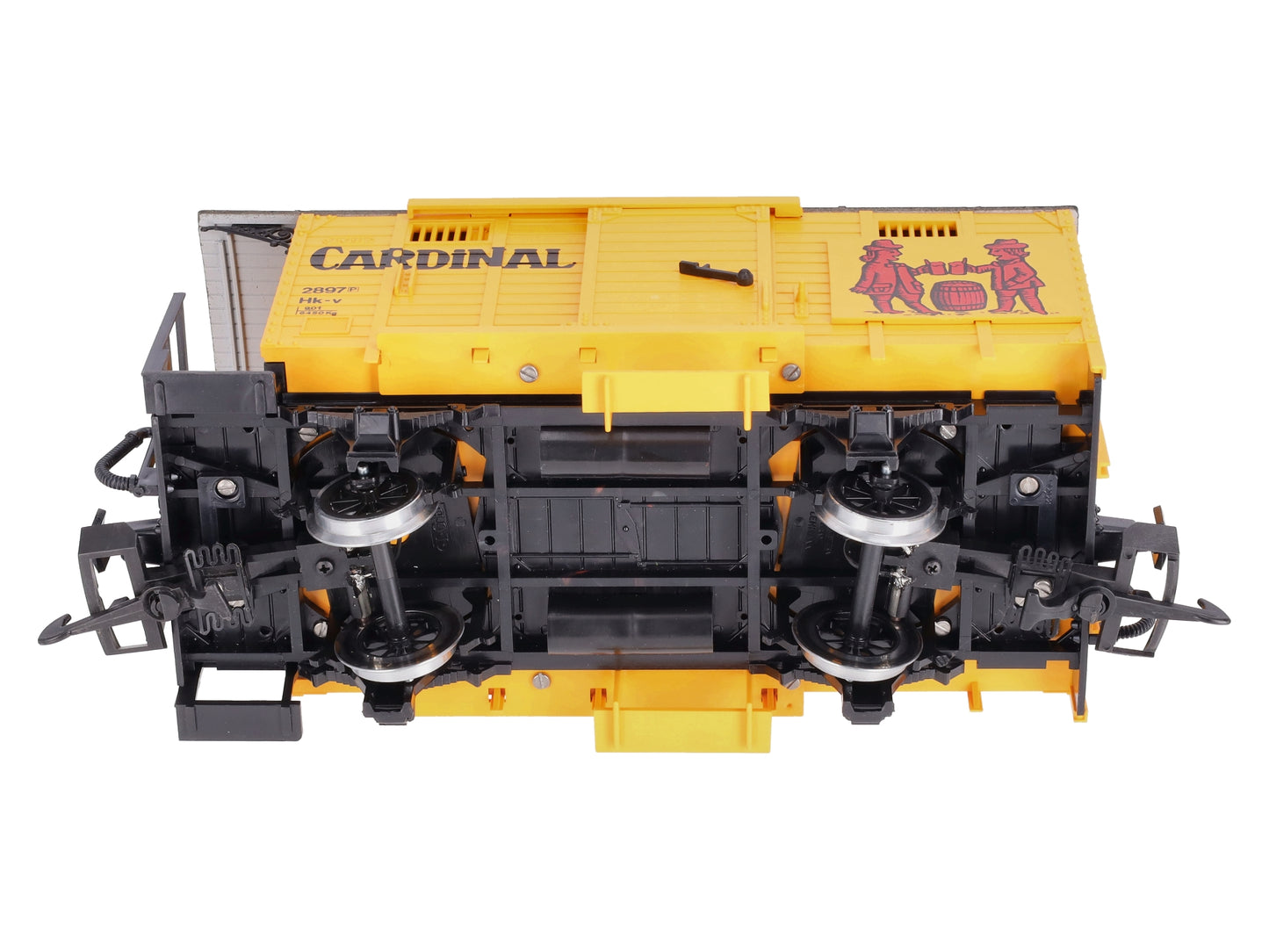 LGB 4034 G Scale Cardinal Short Boxcar #2897 (Metal Wheels) LN/Box