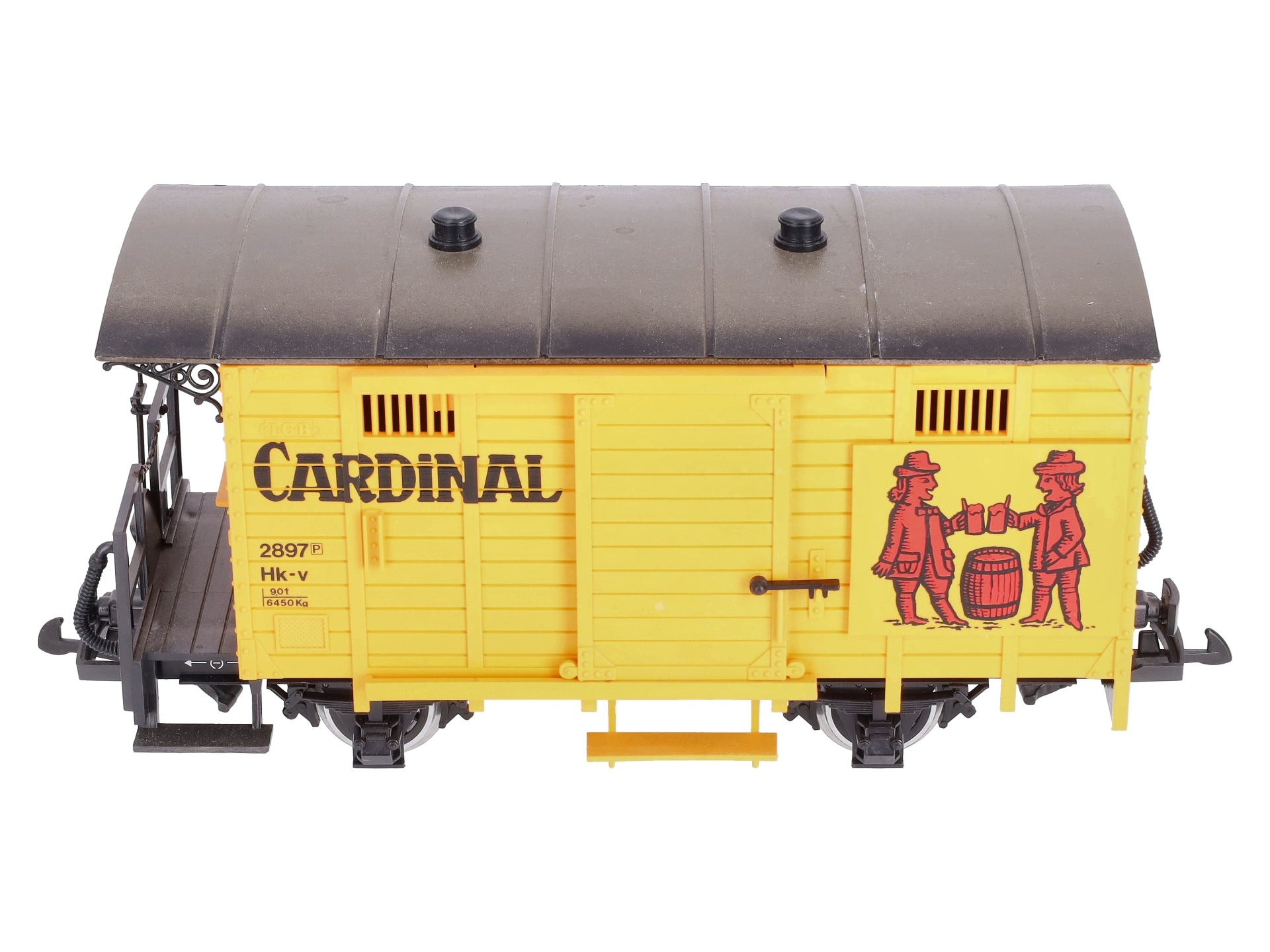 LGB 4034 G Scale Cardinal Short Boxcar #2897 (Metal Wheels) LN/Box