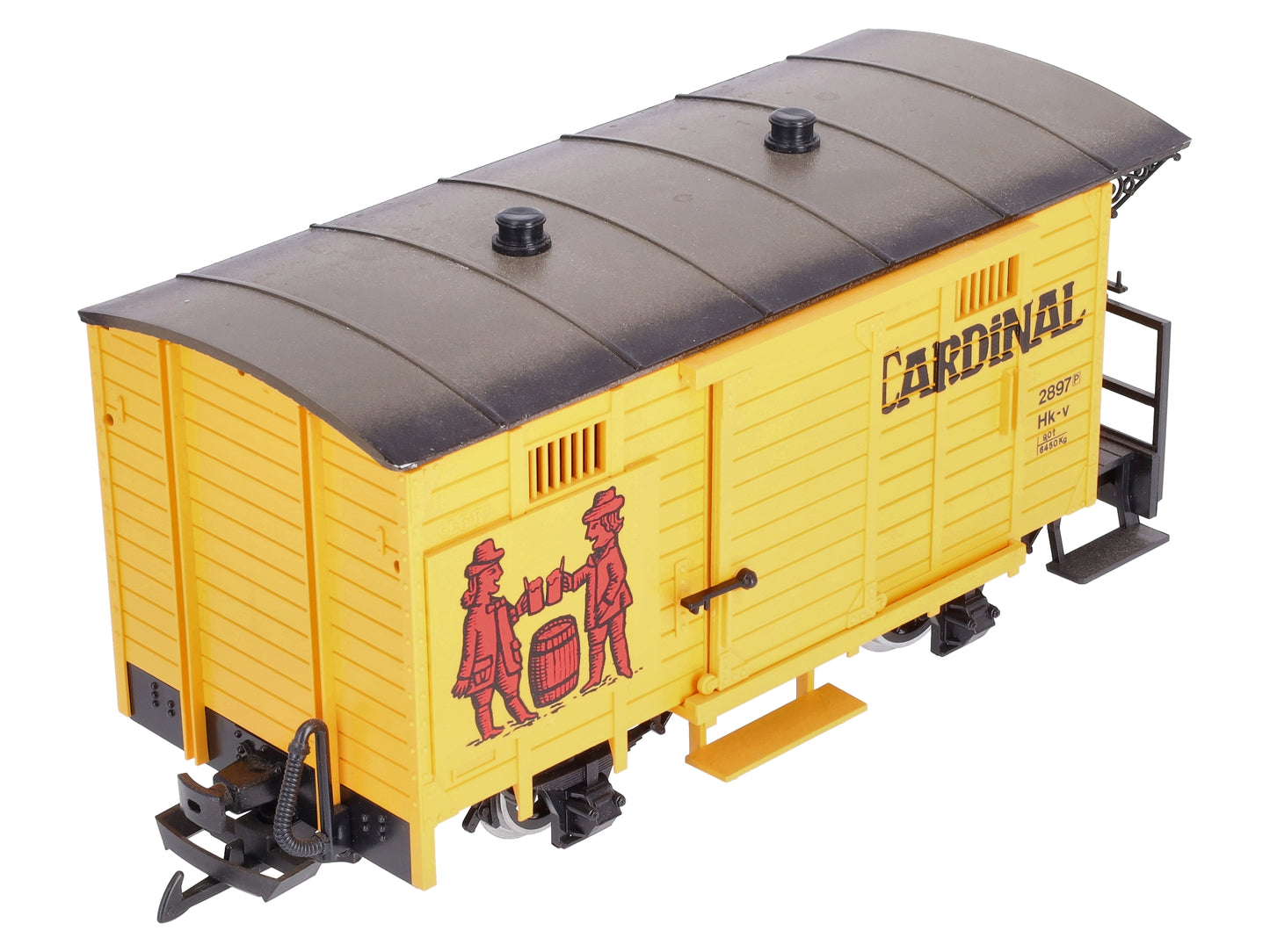 LGB 4034 G Scale Cardinal Short Boxcar #2897 (Metal Wheels) LN/Box