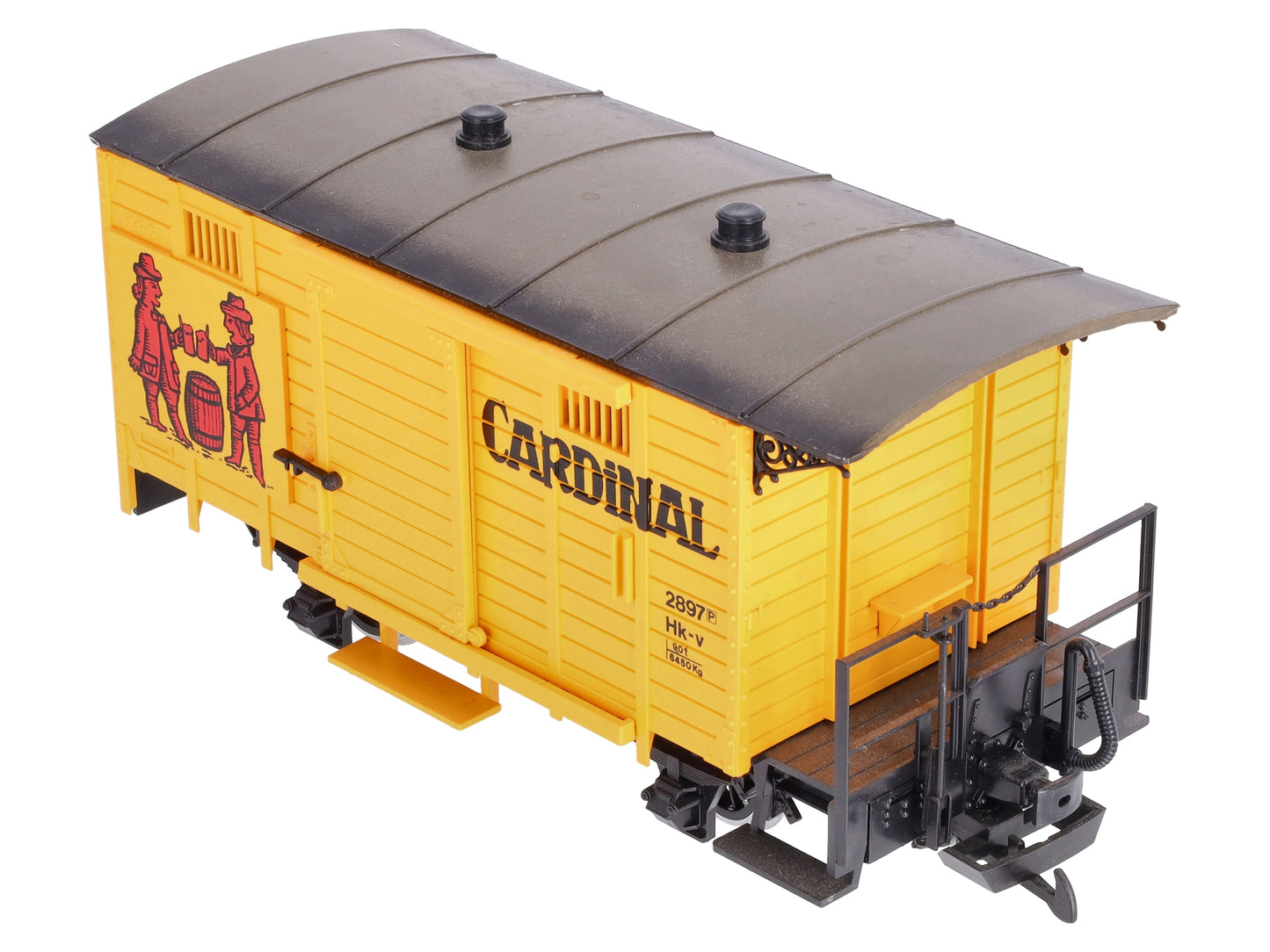 LGB 4034 G Scale Cardinal Short Boxcar #2897 (Metal Wheels) LN/Box