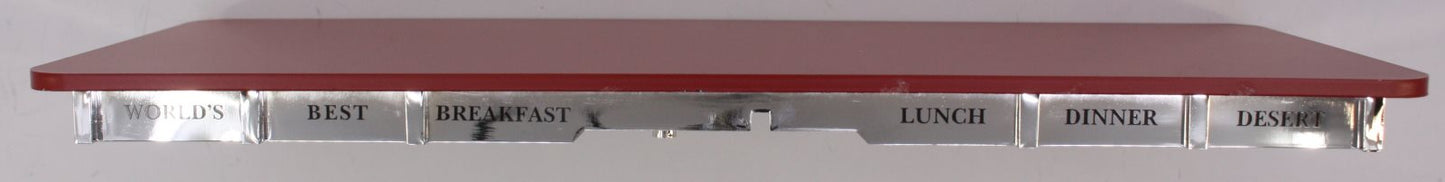Lionel 52521-6 Red-Chrome Luxury Diner Roof