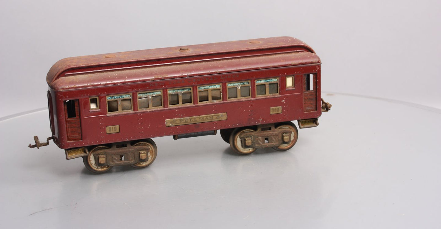 Lionel 319 Vintage Standard Gauge Maroon Tinplate Pullman