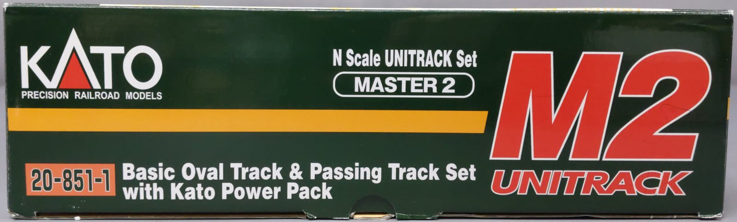 Kato 20-851-1 M2 Basic Oval & Siding Track Pack with Transformer