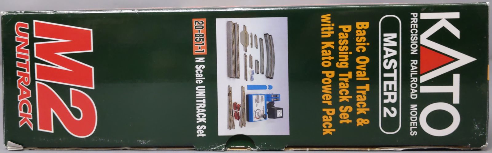 Kato 20-851-1 M2 Basic Oval & Siding Track Pack with Transformer