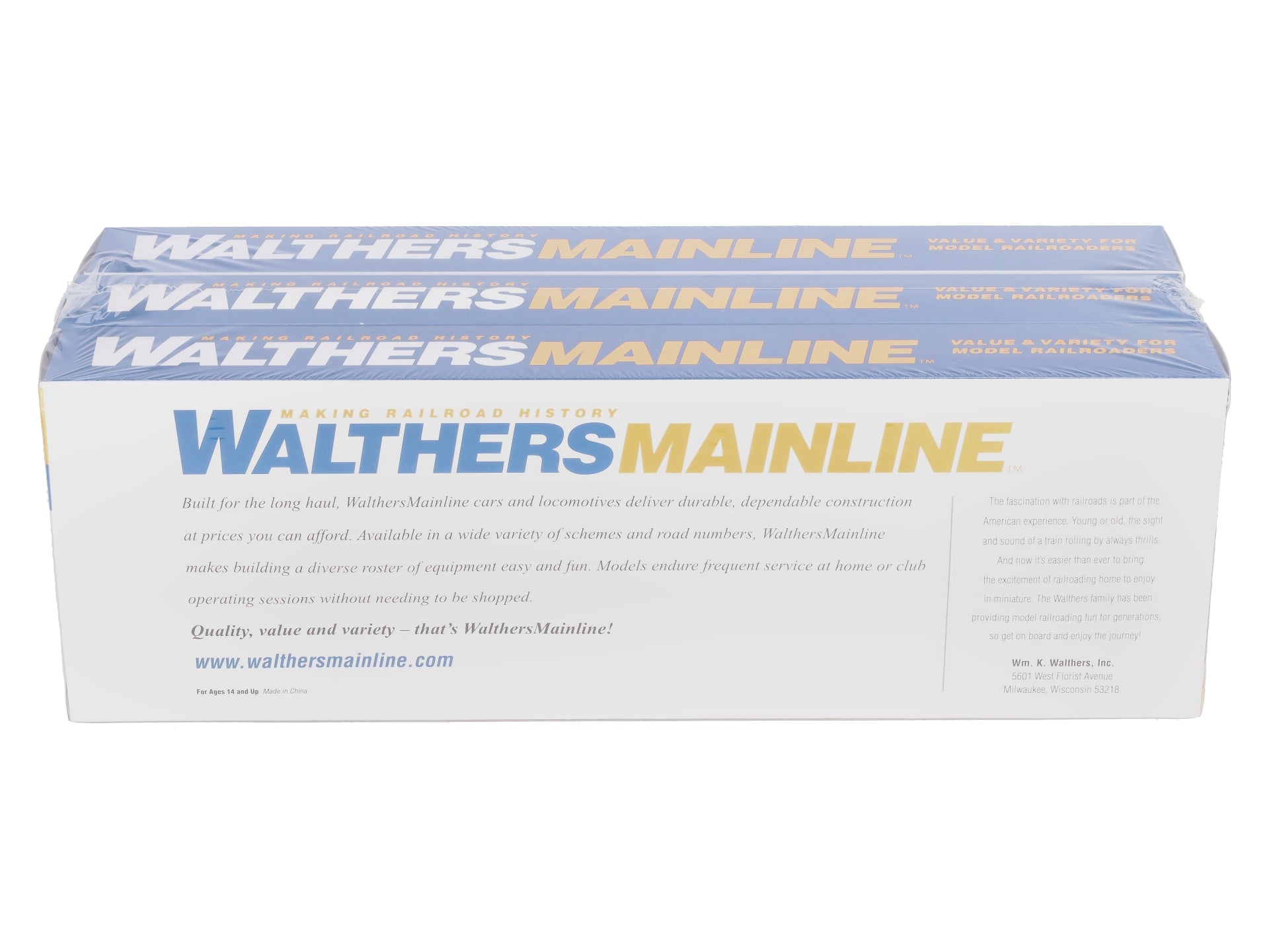 Walthers 910-55056 HO Scale 53' NSC Well Car (3 Unit) #620539
