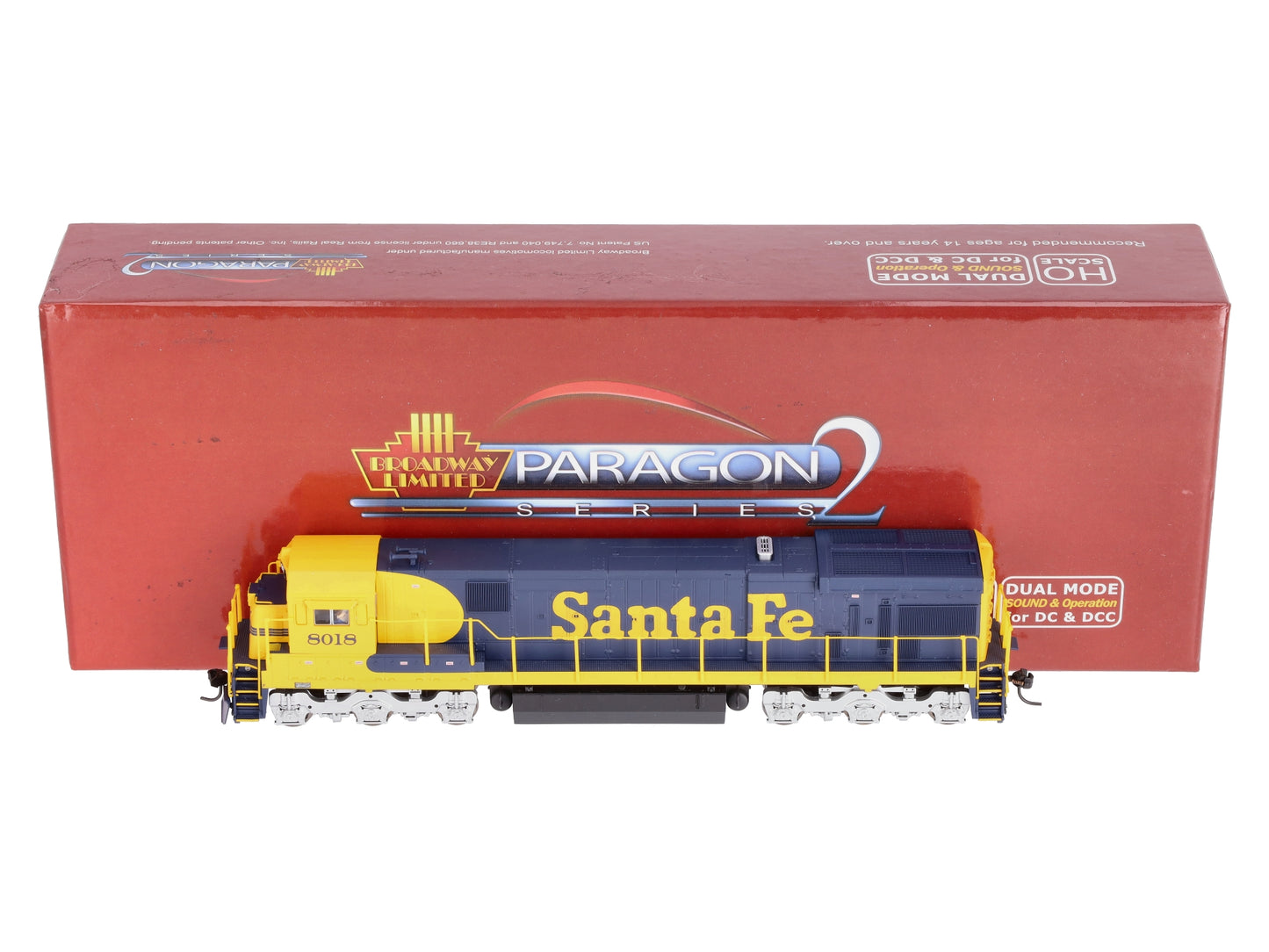 Broadway Limited 2441 HO Santa Fe GE C30-7 Paragon2™ #8018 w/DCC