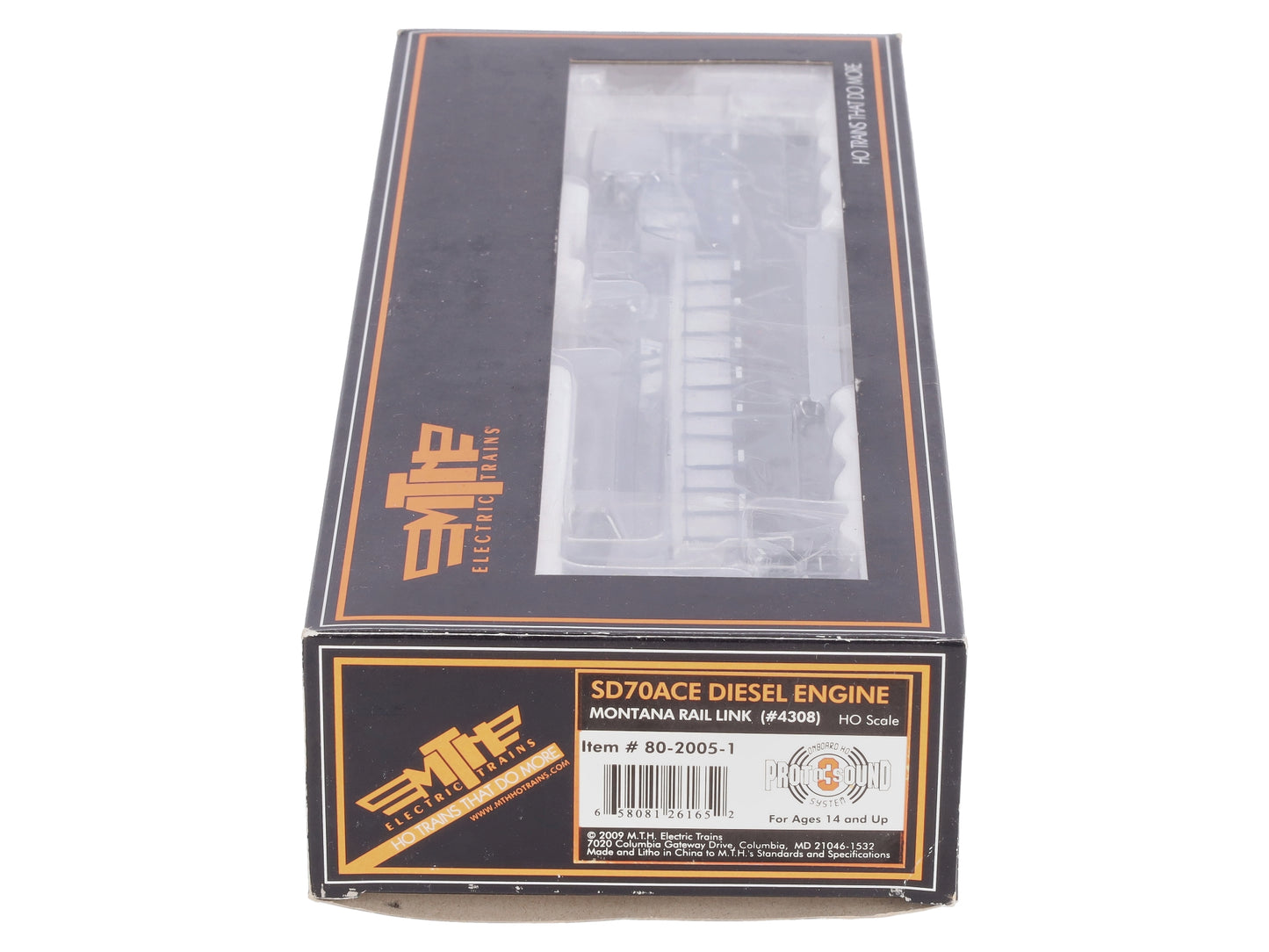 MTH 80-2005-1 HO Montana Rail Link SD70ACe Diesel w/PS 3.0/DCC