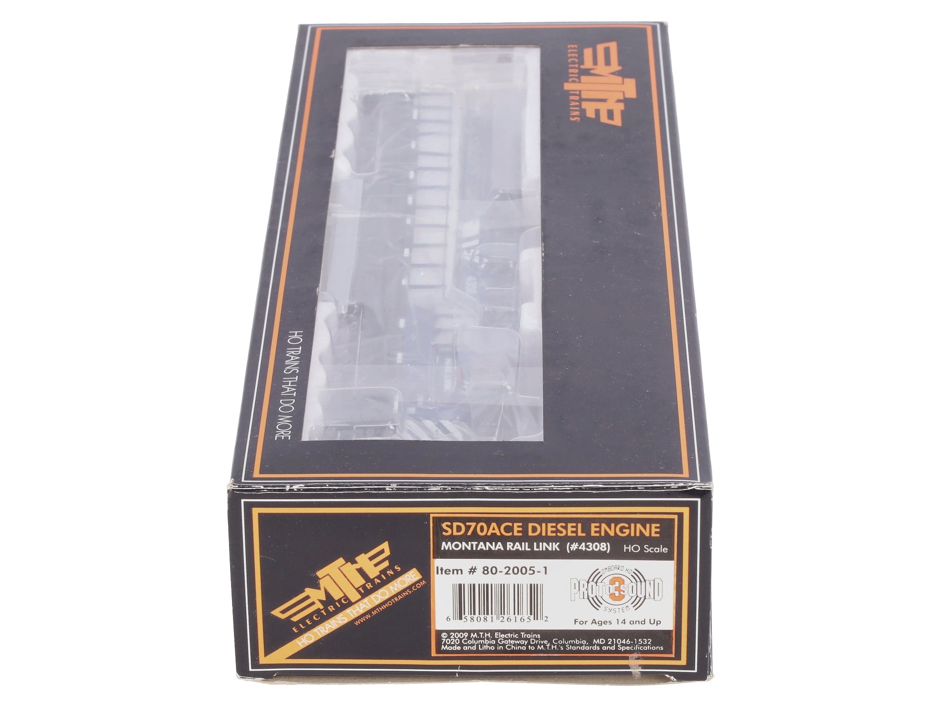 MTH 80-2005-1 HO Montana Rail Link SD70ACe Diesel w/PS 3.0/DCC
