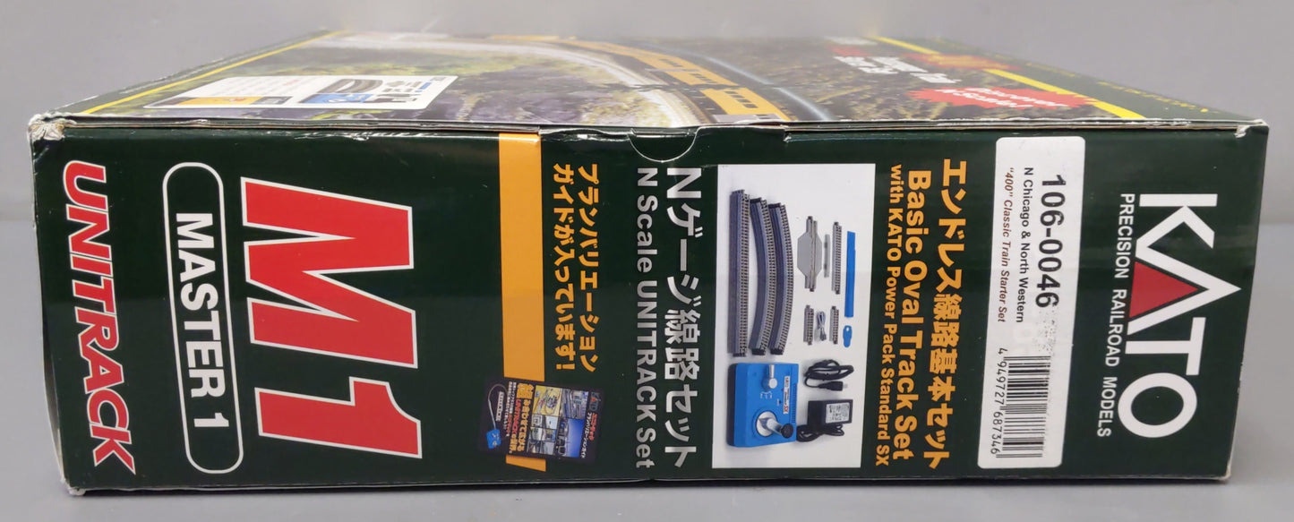 Kato 106-0046 N Scale C&NW 400 Diesel Passenger Starter Set (Set of 6)