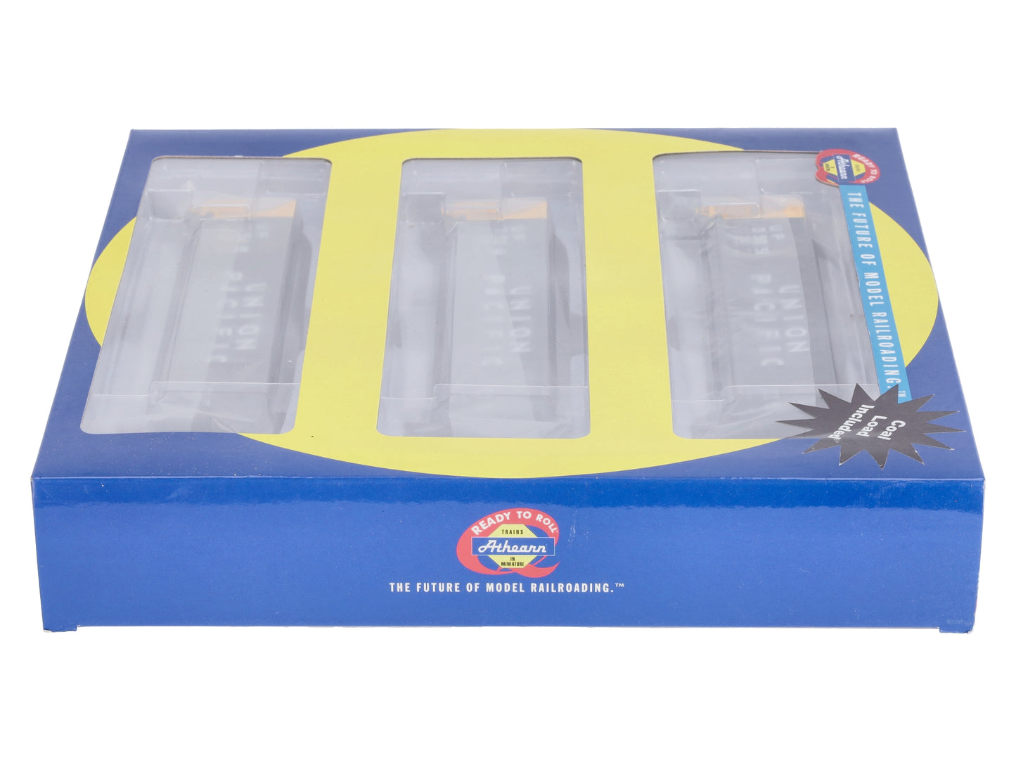 Athearn 97510 HO UP RTR Bathtub Gondola w/Coal Load #1 (Set of 3)