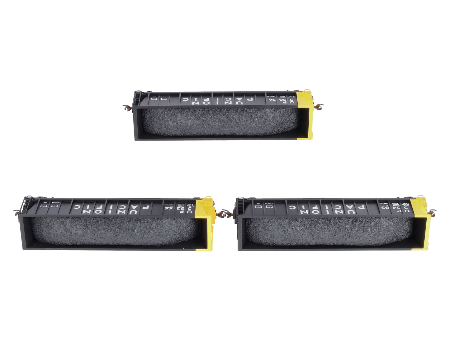 Athearn 97510 HO UP RTR Bathtub Gondola w/Coal Load #1 (Set of 3)