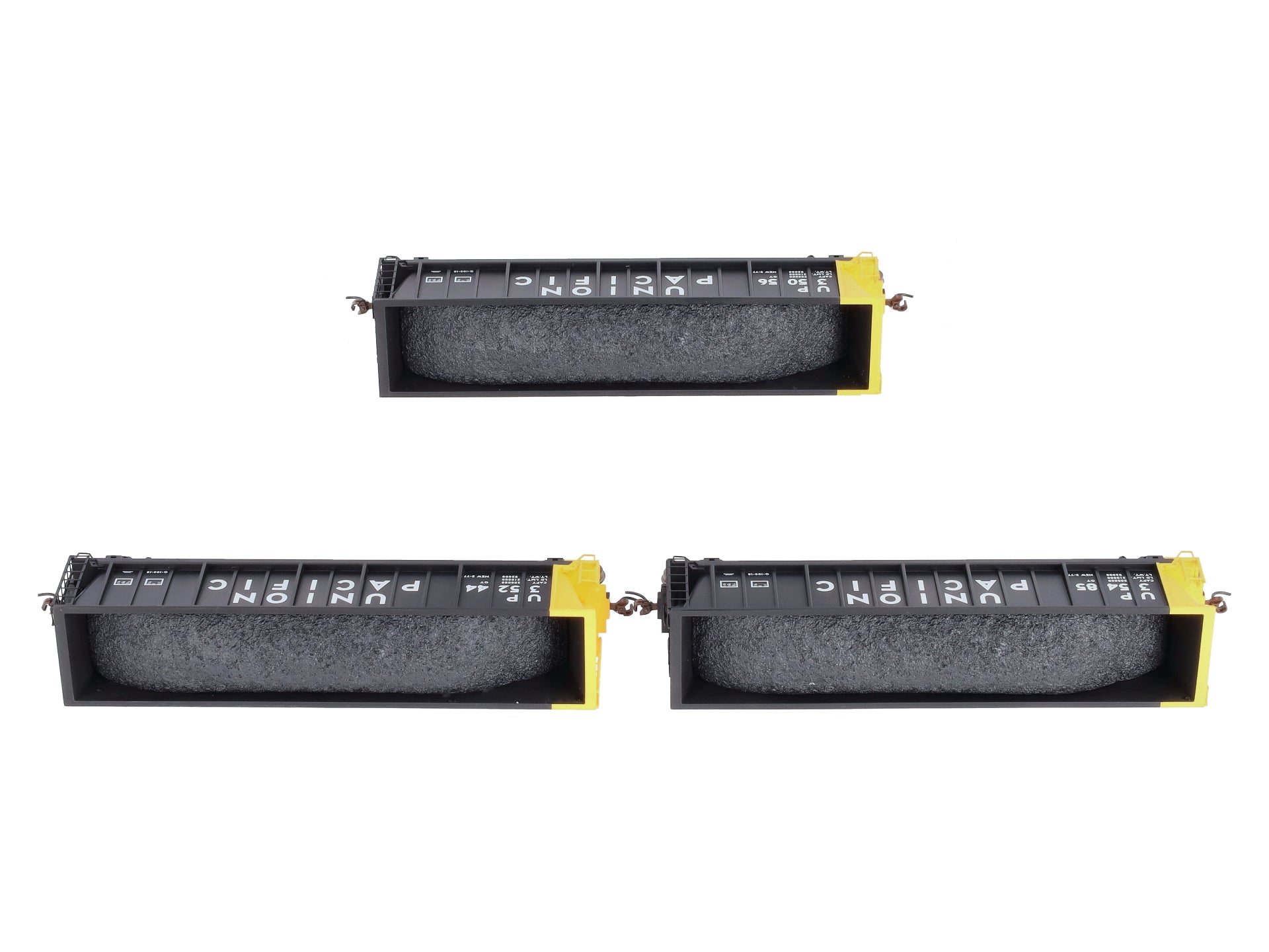 Athearn 97510 HO UP RTR Bathtub Gondola w/Coal Load #1 (Set of 3)