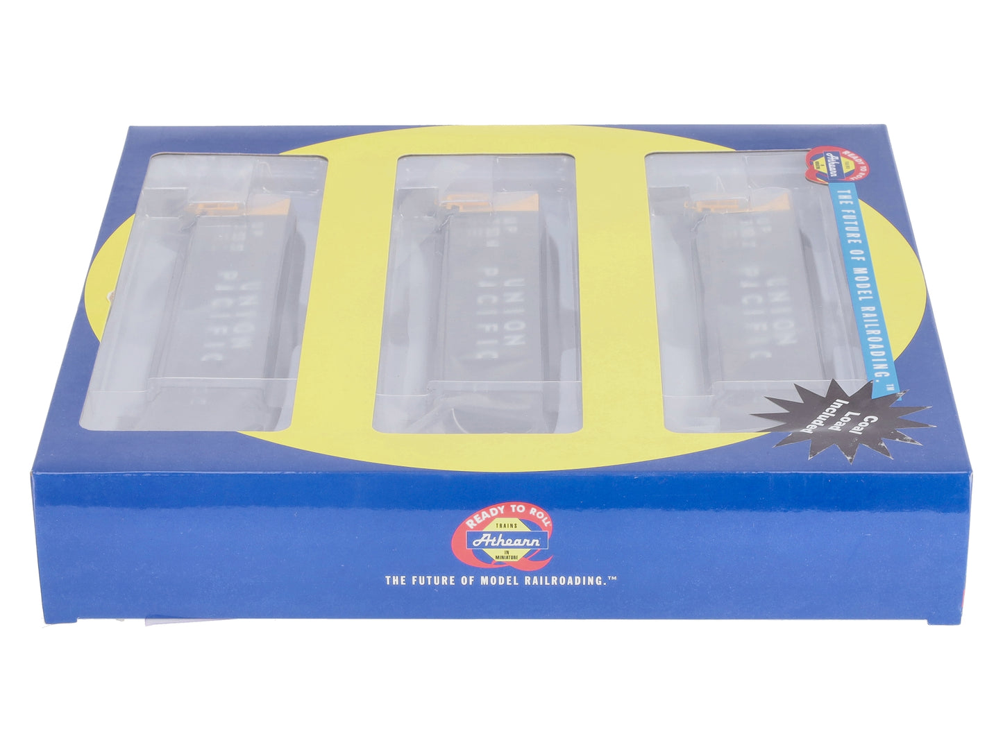 Athearn 97511 HO UP RTR Bathtub Gondola w/Coal Load #2 (Set of 3)