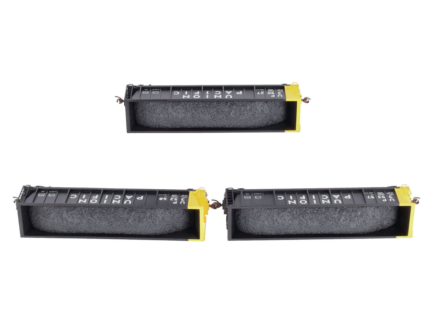 Athearn 97511 HO UP RTR Bathtub Gondola w/Coal Load #2 (Set of 3)
