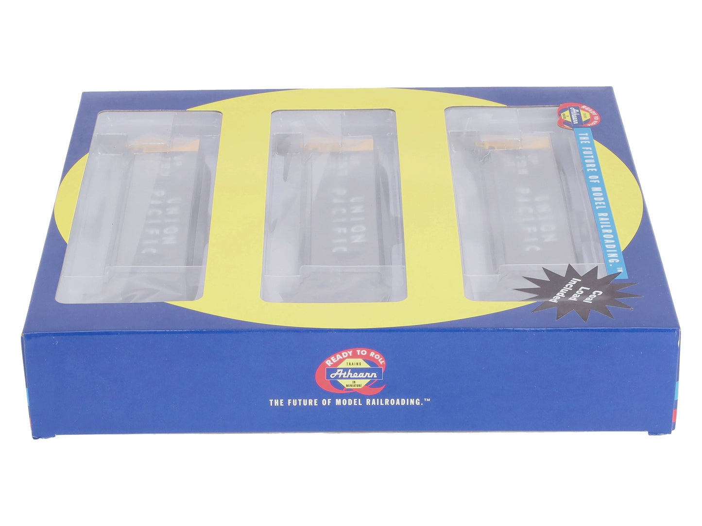 Athearn 97512 HO UP RTR Bathtub Gondola w/Coal Load #3 (Set of 3)