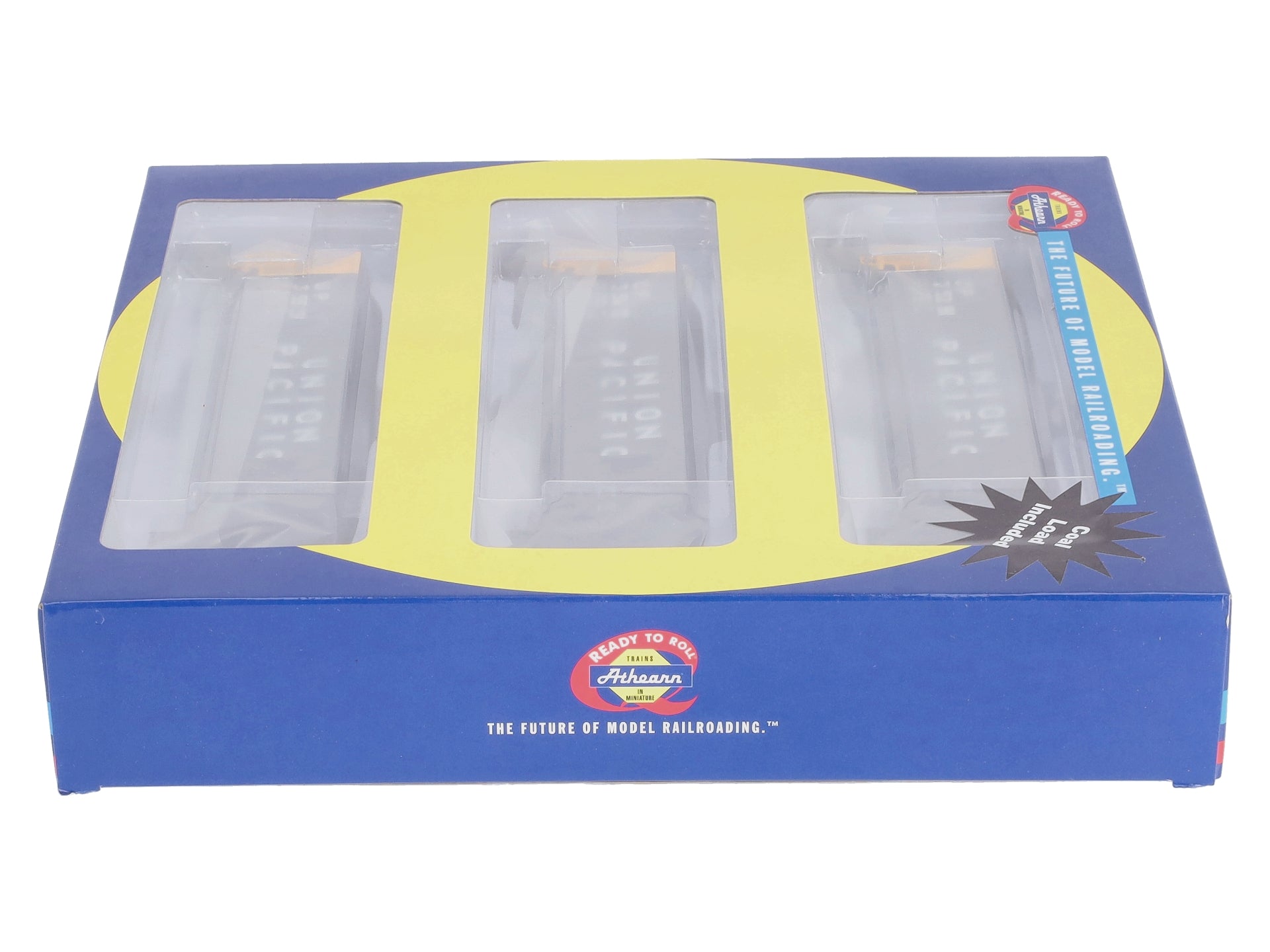 Athearn 97512 HO UP RTR Bathtub Gondola w/Coal Load #3 (Set of 3)