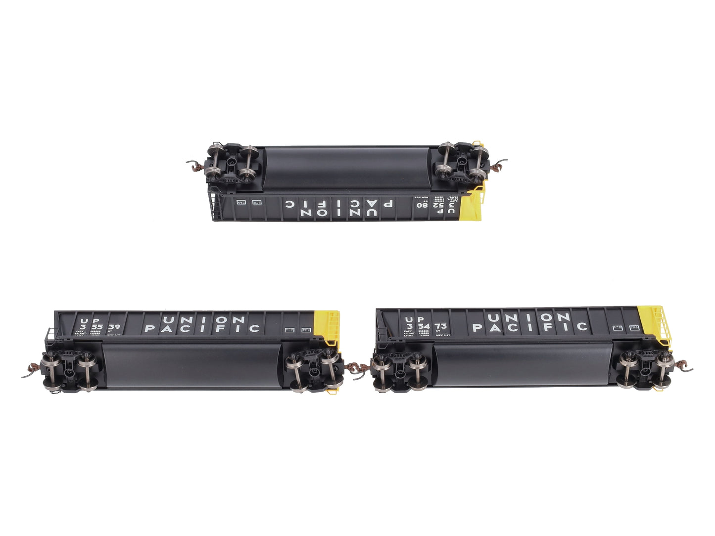 Athearn 97512 HO UP RTR Bathtub Gondola w/Coal Load #3 (Set of 3)
