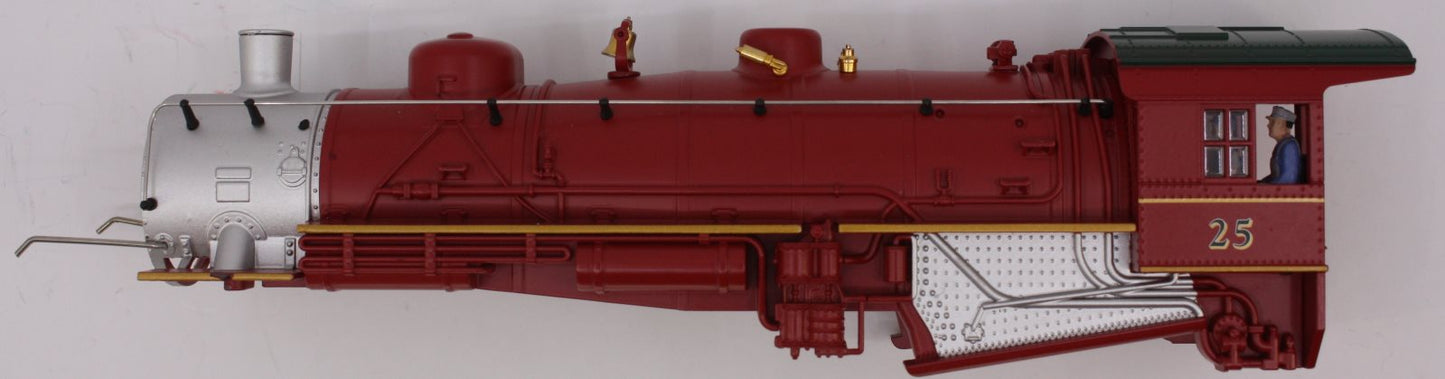 Lionel 28699-2 #25 Red Holiday Mikado Jr Shell without Boiler Front