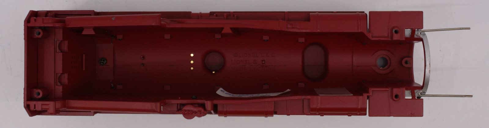 Lionel 28699-2 #25 Red Holiday Mikado Jr Shell without Boiler Front