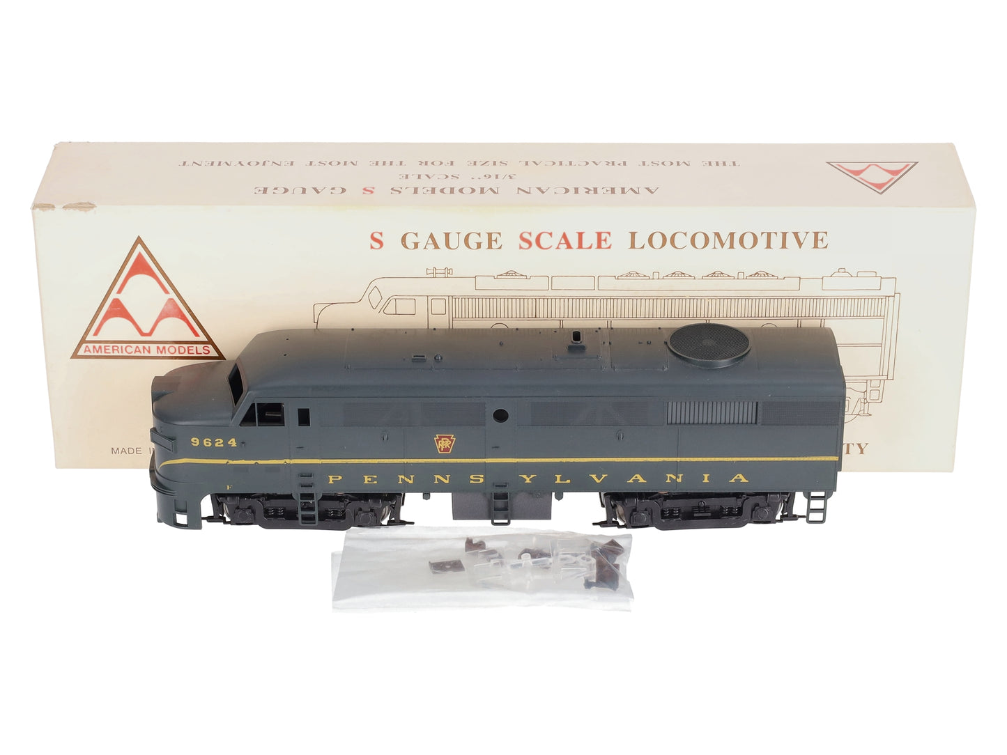 American Models 9624 S Scale Pennsylvania FA-2 Diesel #9624 LN/Box