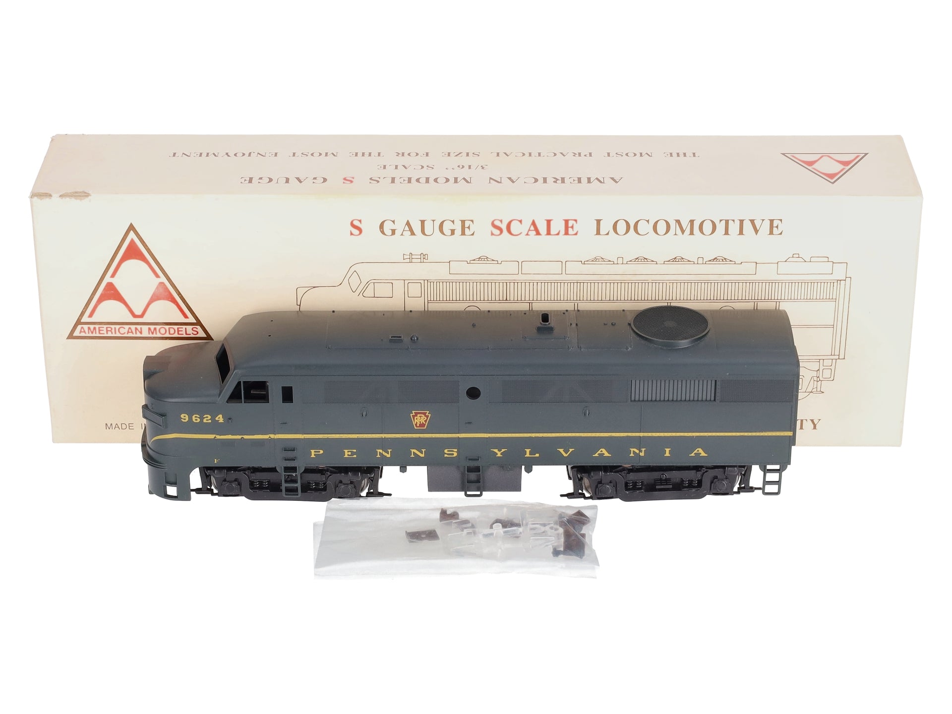 American Models 9624 S Scale Pennsylvania FA-2 Diesel #9624 LN/Box