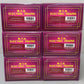 MTH 20-90647 O Pacific Fruit Express 40' Steel Sided Reefer 6-Car Set NIB