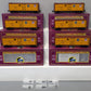 MTH 20-90647 O Pacific Fruit Express 40' Steel Sided Reefer 6-Car Set NIB