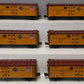 MTH 20-90647 O Pacific Fruit Express 40' Steel Sided Reefer 6-Car Set NIB