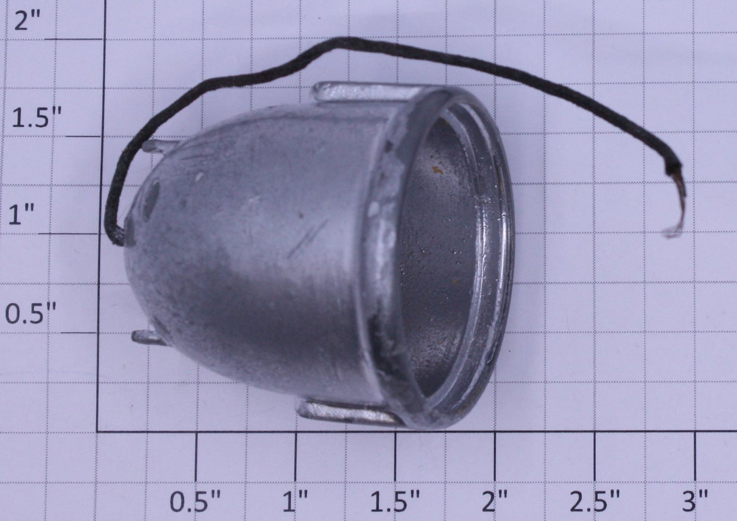 American Flyer XA8862S S Silver Metal AF Metal Floodlight / Searchlight Housing