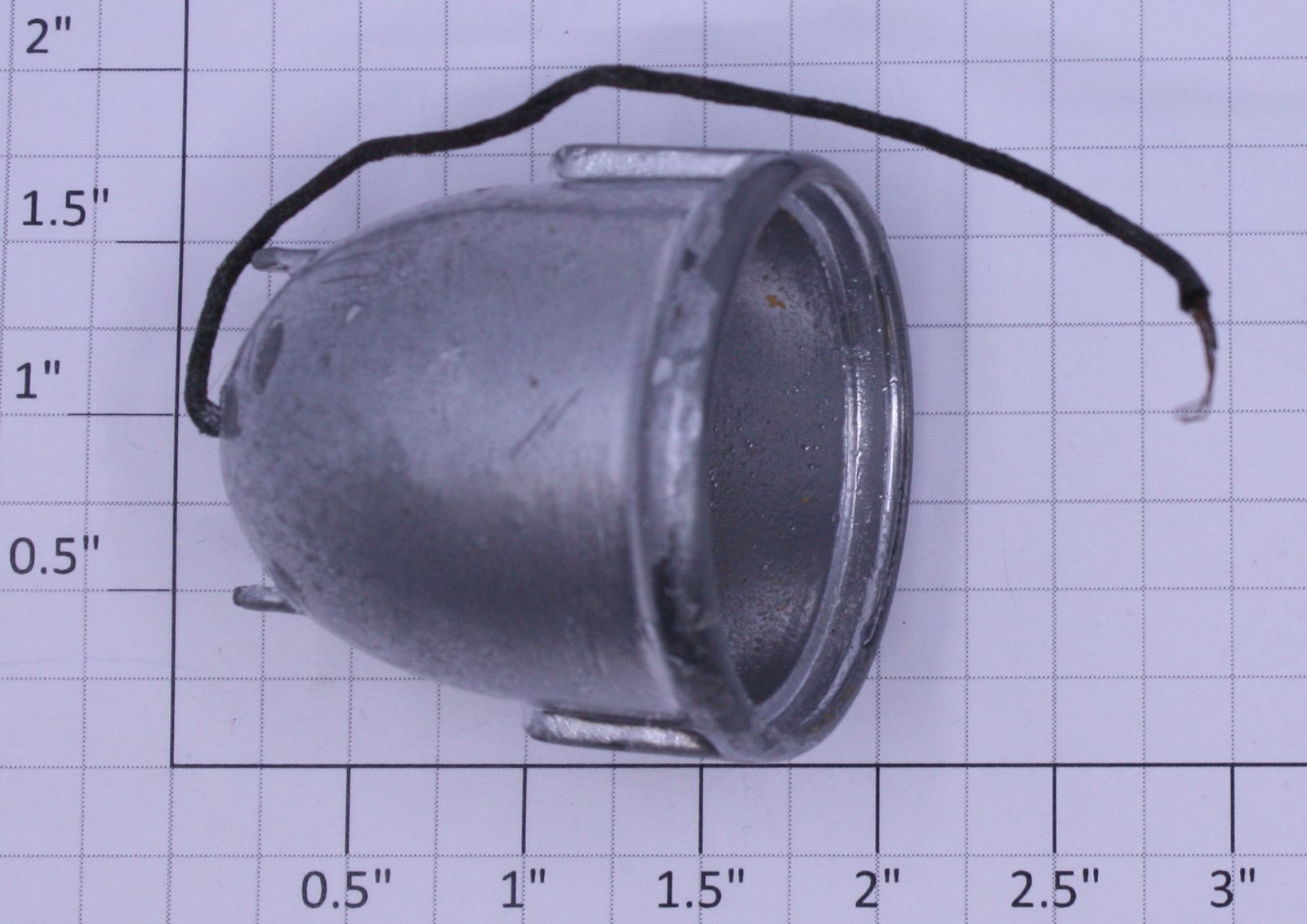 American Flyer XA8862S S Silver Metal AF Metal Floodlight / Searchlight Housing
