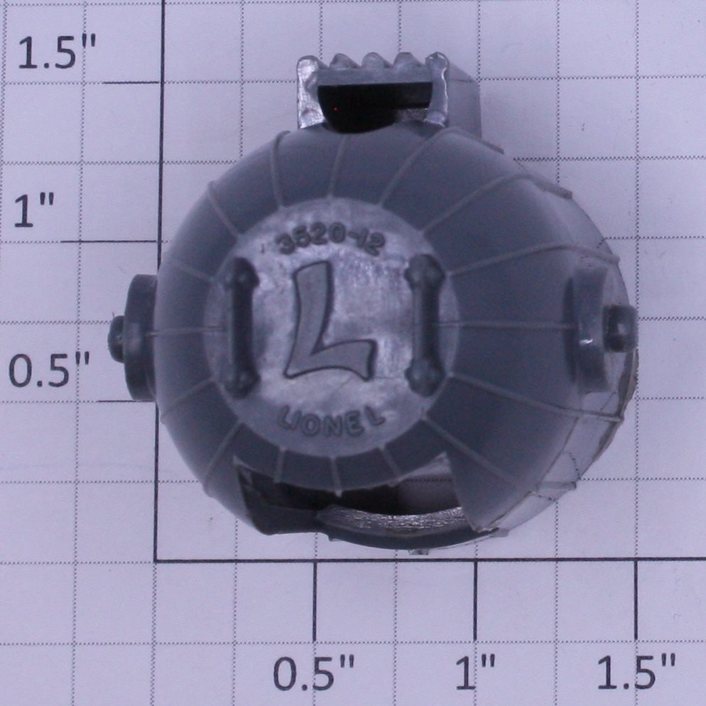 Lionel 3520-11 O Gauge Gray Searchlight Housing and Reflector