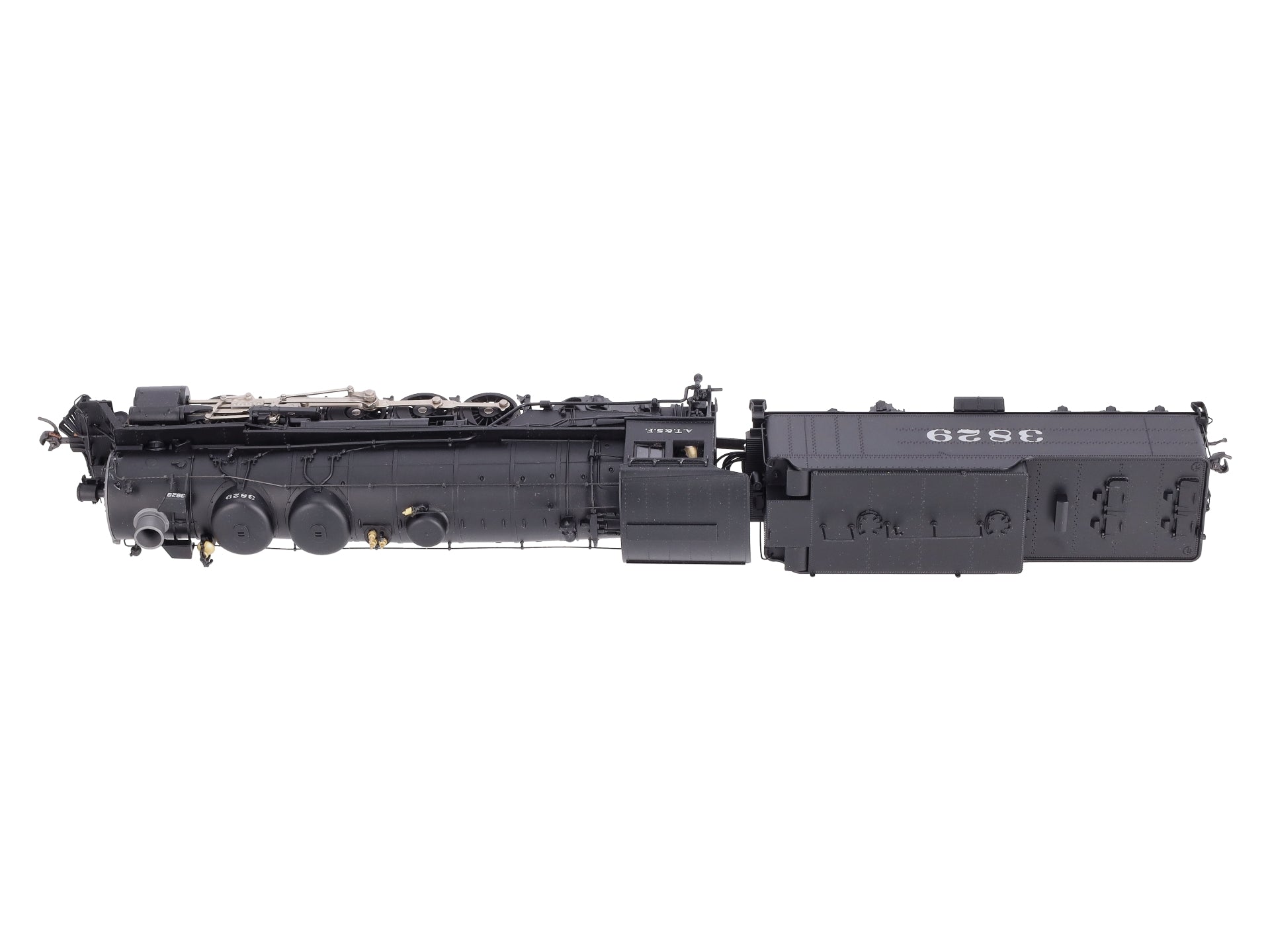 Broadway Limited 85 HO Santa Fe 2-10-4 Steam Locomotive #3829 w/DCC & Sound