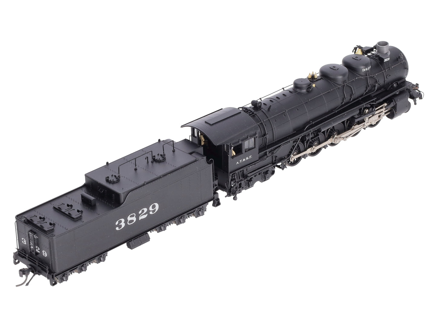 Broadway Limited 85 HO Santa Fe 2-10-4 Steam Locomotive #3829 w/DCC & Sound