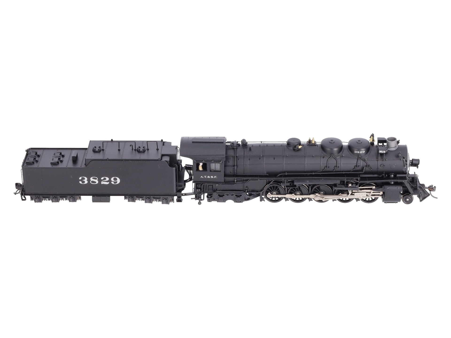 Broadway Limited 85 HO Santa Fe 2-10-4 Steam Locomotive #3829 w