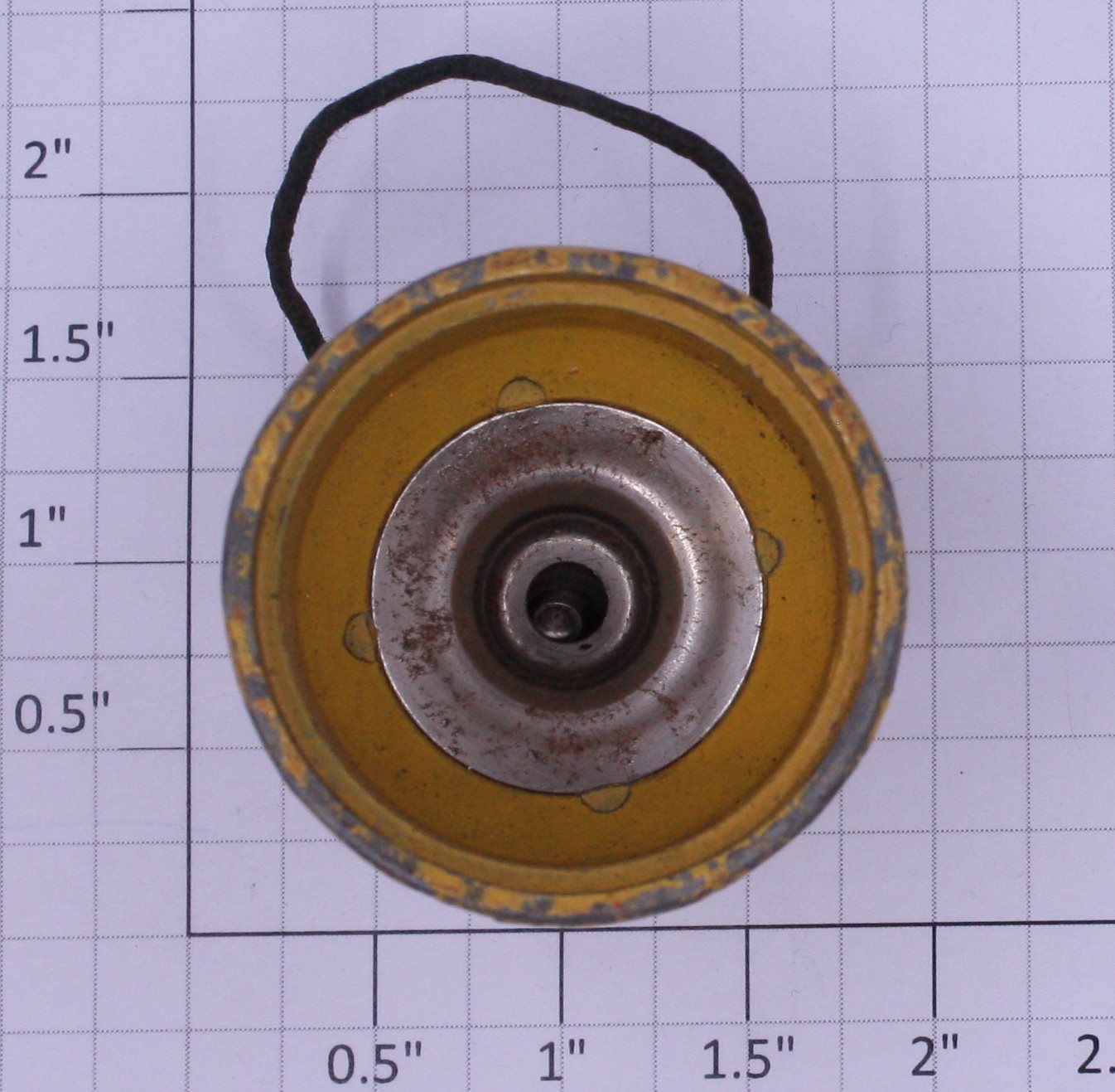 American Flyer XA8862Y S Gauge Yellow Searchlight Housing with Reflector & Wire