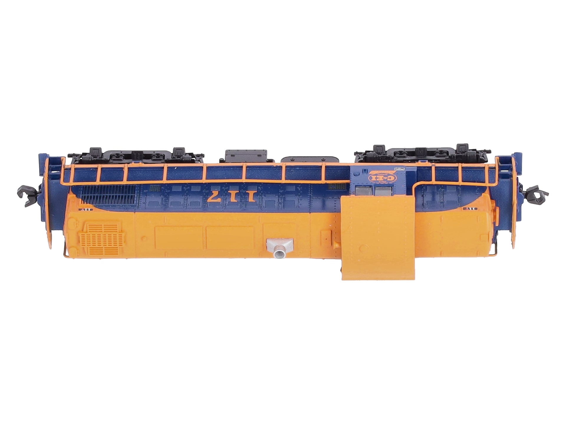 Atlas 40003081 N Chicago & Eastern Illinois RS-1 Locomotive (Blue/Orange) #117