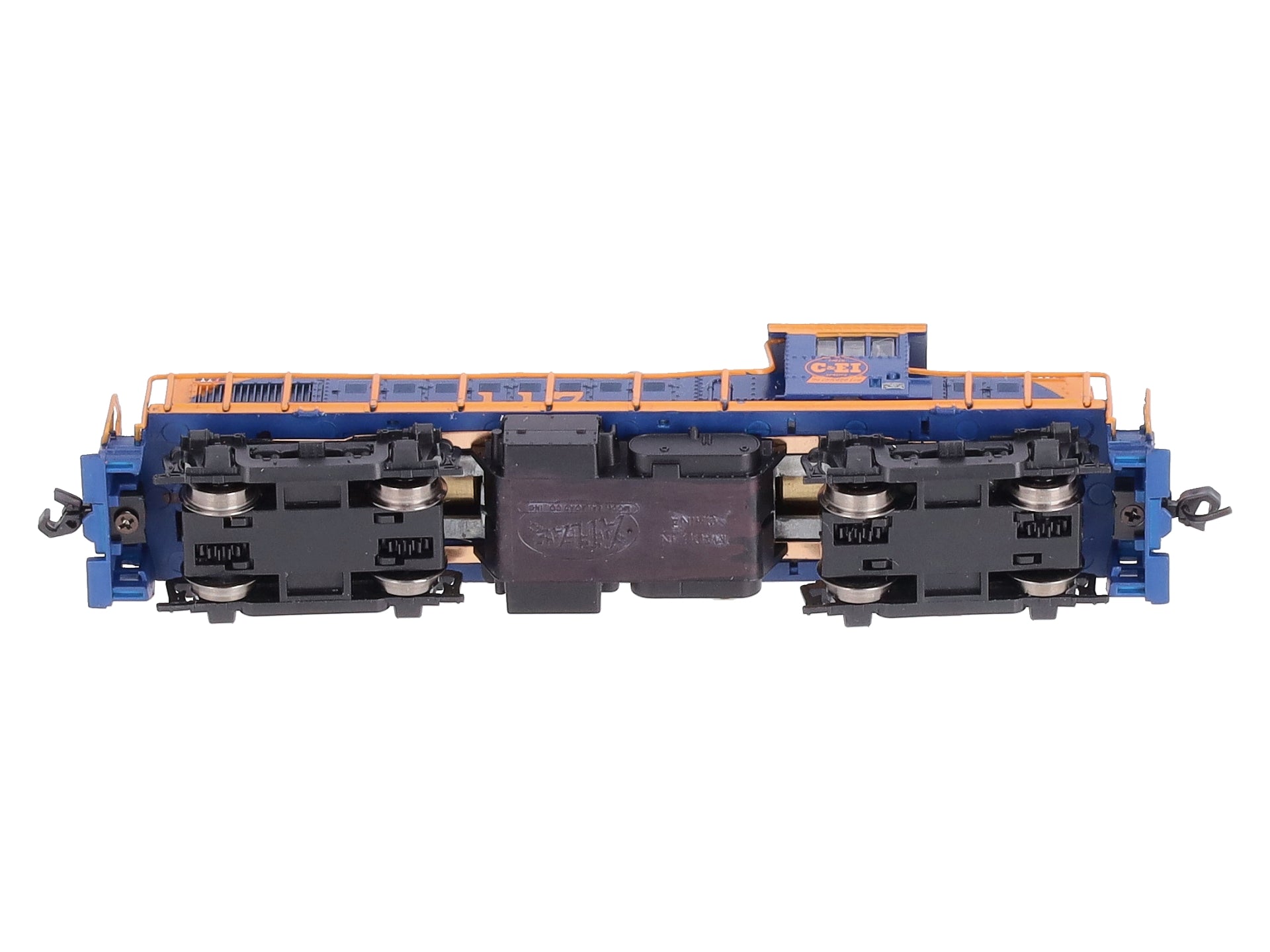 Atlas 40003081 N Chicago & Eastern Illinois RS-1 Locomotive (Blue/Orange) #117