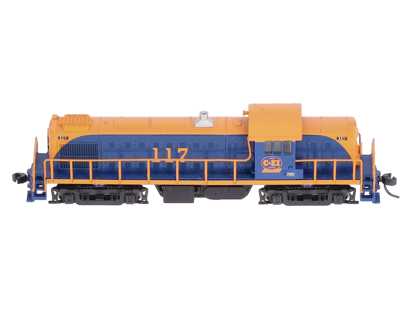 Atlas 40003081 N Chicago & Eastern Illinois RS-1 Locomotive (Blue/Orange) #117
