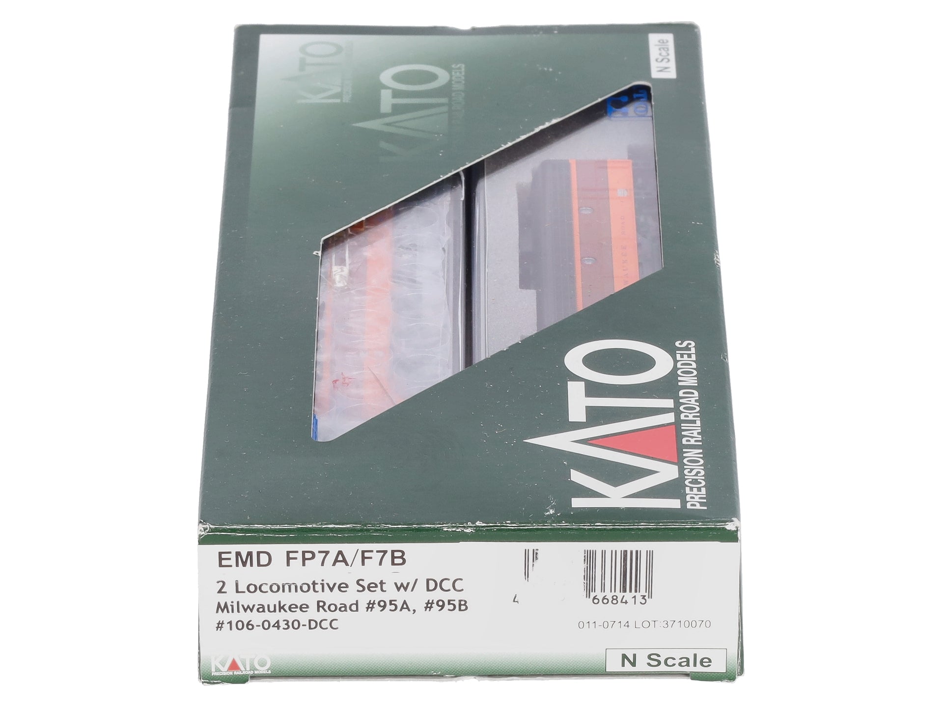 Kato 106-0430-DCC N Milwaukee Road EMD FP7A-F7B Diesel Locomotive DCC
