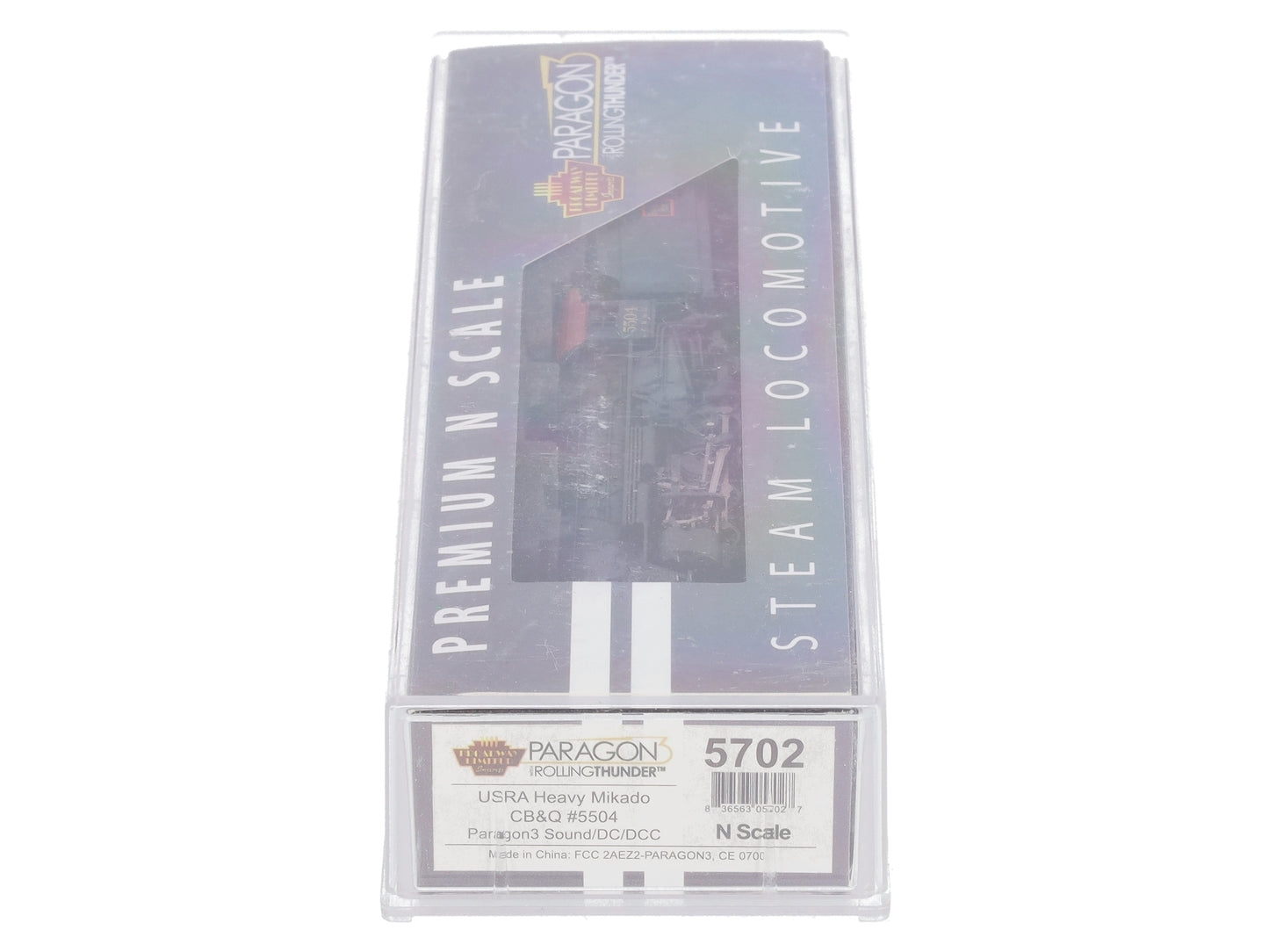 Broadway Limited 5702 N CB&Q USRA Heavy Mikado Steam Locomotive Sound #5504