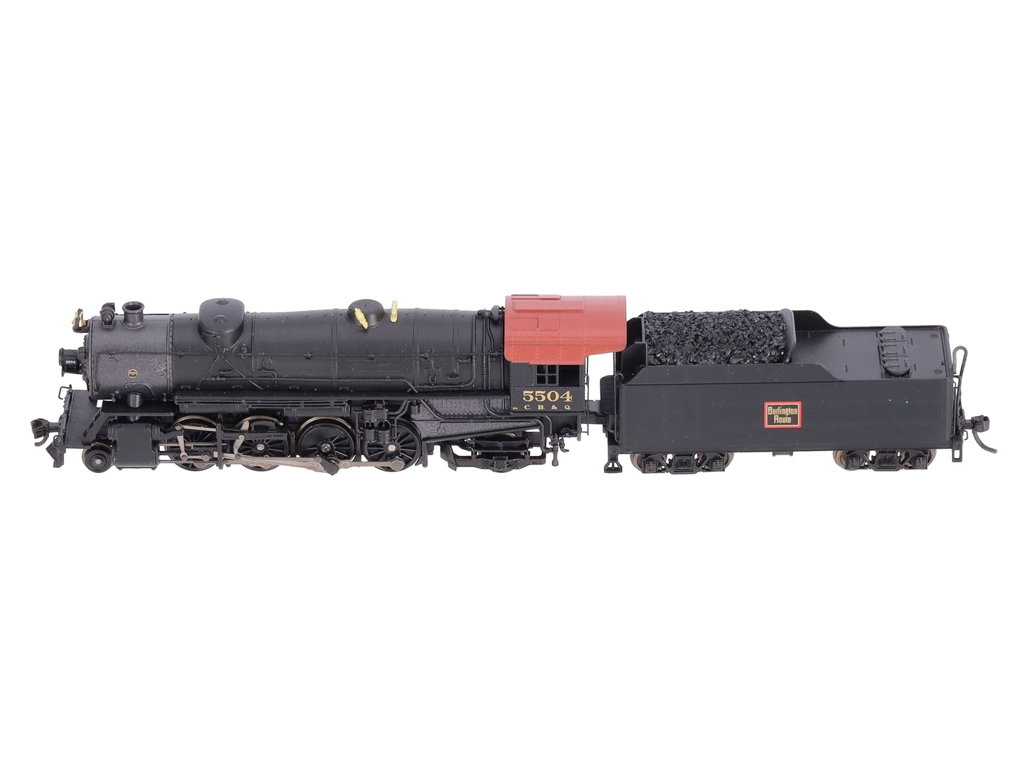 Broadway Limited 5702 N CB&Q USRA Heavy Mikado Steam Locomotive Sound #5504